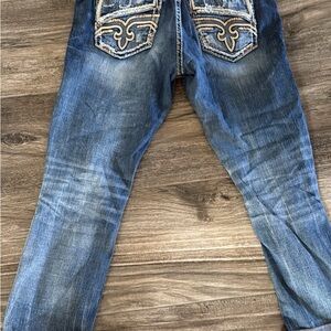 Rock Revival Blue Straight Leg Jeans